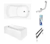 ECOLAM Badewanne Sitzbadewanne Rechteck Acryl Aria Rehab Produktbild-Vorschau 3