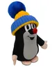Plüschfigur Der kleine Maulwurf, mit Mütze blau/gelb, Produktbild-Vorschau 3