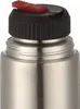 Close-up of the lid and top of a stainless steel thermos. Produktbild-Vorschau
