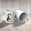 Mr. & Mrs. Panda Bedruckte Tasse Pinguin Blumen - Weiß - Produktbild-Vorschau 4