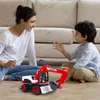 Malplay Baubagger bewegliche Teile Sound Licht rot Produktbild-Vorschau 8