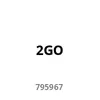 The image shows the text "2GO" and a number "795967" on a white background. Anteprima dell’immagine prodotto