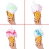BRUBAKER 4er Set Badeschwamm Duschschwamm - Waffeleis Produktbild-Vorschau 5