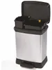 DECOBIN DUO Abfalleimer 30L (10L+18L) mit Fußpedal silber Produktbild-Vorschau 11