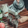 Outdoor-Edelstahlbecher, tragbar, hochtemperaturbestaendig, Produktbild-Vorschau 2