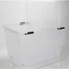14x Scharnierbox 52L 60x40x35cm Transparent Deckel Produktbild-Vorschau 2