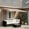 vidaXL Markisenersatzstoff Beige 400 x 350 cm Polyester Produktbild-Vorschau 1