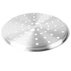 A silver metal sieve with many small holes. Produktbild-Vorschau