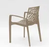 A single beige chair with a patterned back and arms is shown against a white background. Produktbild-Vorschau
