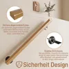 ROSEJANE Massiver Buchenholz Handlauf 60 cm, Wandmontage, Produktbild-Vorschau 6