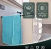 Duschtücher 2er Set, 70x140 cm, azur-blau, Baumwolle Produktbild-Vorschau 4