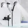 ZMH miscelatore da bagno nero con 3 funzioni doccia a mano Anteprima dell’immagine prodotto 1
