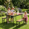 Springos® Camping-Kofferset – klappbarer Campingtisch mit 2 Produktbild-Vorschau 7