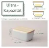 DOWAN 16,5 CM Miska na maslo - Keramická miska na maslo s Náhľad obrázku produktu 5
