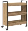 vidaXL Küchentrolley Artisan-Eiche 70 x 30 x 82 cm Produktbild-Vorschau 1