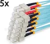 TPFNet 5er LWL Patchkabel, 50/125µm, OM3-Faser, SC Duplex, Produktbild-Vorschau 1
