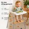 Bambus Hochstuhl Fußstütze, verstellbar & rutschfest, Produktbild-Vorschau 6