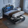 INONEFT Boxspringbett Stauraumbett 140x200 cm mit Produktbild-Vorschau 1