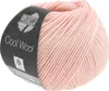 A ball of pink yarn with a label. Produktbild-Vorschau