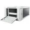 ALLNET Netzwerkschrank 19" 6HE 1-teilig T600mm Lichtgrau Produktbild-Vorschau 3