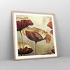 Gerahmtes Poster - Rahmen in heller Eiche - Mohn Blume Produktbild-Vorschau 8