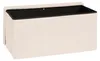 Sitzhocker Cord Elfenbein 76x38x38 cm Produktbild-Vorschau 3