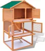 vidaXL Clapier pour petits animaux Clapier pour lapins 3 Voir les images du produit 11