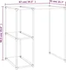 vidaXL Waschmaschinenregal Schwarz 87x55x90,5 cm Eisen Produktbild-Vorschau 7