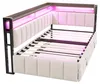 Merax: Sofá cama tapizado de 90x200 cm con cama extraíble, Vista previa de la imagen del producto 6