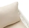 Outdoor Sofa Set KULO 4-teilig, weiß/beige – Lounge-Set aus Produktbild-Vorschau 3
