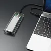 Orico SSD M.2 NVME Gehäuse für 8TB, USB-C 10Gb/s, Grau, Produktbild-Vorschau 2