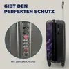 MuchoWow® Koffer Handgepäck Trolley Rollkoffer Kleine Produktbild-Vorschau 3
