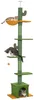 Arbre à chat PawHut à hauteur de plafond, 230-275 cm, avec Voir les images du produit 1
