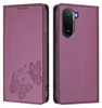 Lederhülle für Xiaomi Redmi A7 Pro, Schmetterling Prägung Produktbild-Vorschau 1