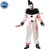 Atosa Costume da Clown Sanguinario Bianco XS-S Bianco XS-S Anteprima dell’immagine prodotto 4