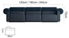 Big Sofa Couch 4 Sitzer Vier Couchen Polster Sitz Sofas Produktbild-Vorschau 1