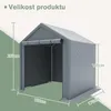 Přístřešek na nářadí, garážový stan, přístřešek pro auto, Náhled obrázku produktu 6