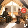 Campingstuhl Outdoor Klappstuhl mit Getränkehalter und Produktbild-Vorschau 5