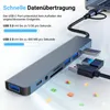 USB-C Multiport Hub – 8 in 1 Adapter mit USB 3.0, USB-C, Produktbild-Vorschau 5