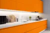 Klebefolie Uni MATT ORANGE Möbelfolie Dekofolie - Türfolie Produktbild-Vorschau 5