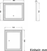 Badspiegel mit Beleuchtung 90×70cm Wandschalter Touch Produktbild-Vorschau 6