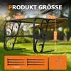 Faziango Rasenmäher Garage 80x56x43cm Mähroboter Dach Produktbild-Vorschau 2