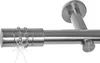 A close-up view of a curtain rod with decorative crystals. Produktbild-Vorschau