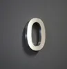 Hausnummer Premium Edelstahl in 3D Design Arial H20cmxT3cm Produktbild-Vorschau 3