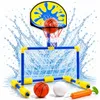 Gioco acquatico 2 in 1 con canestro da basket e porta da Anteprima dell’immagine prodotto 1