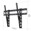 HAMA Supporto a parete per TV, inclinabile, VESA fino a 800 Anteprima dell’immagine prodotto 7