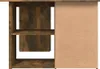 vidaXL Eckschreibtisch Räuchereiche 145x100x76 cm Produktbild-Vorschau 14