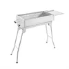 A stainless steel charcoal grill on a white background. Produktbild-Vorschau