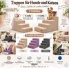 MILLYBO Hundetreppe aus Cord – Haustiertreppe für Hunde & Produktbild-Vorschau 8