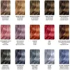 A collage of different hair color swatches with their names in multiple languages. Anteprima dell’immagine prodotto